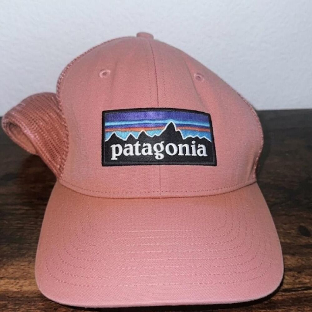 Patagonia Men's Pink and Orange Hat